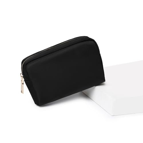 Waterproof Makeup Bag Large Capacity Women's Classic Black Wash Bag Adjustable Partition Wash Bag Brush and Cosmetic Carrying Bag¡¦