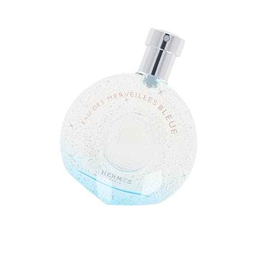 Hermes Eau Des Merveilles Bleue Eau de Toilette Spray for Women, 1.7 Ounce