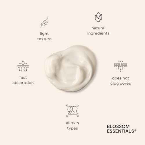 Blossom Essentials Hydration Recovery Face Cream - Soothing and Nourishing Moisturizer for Deep Hydration, Small-Batch Luxury Skincare, for All Skin Types
