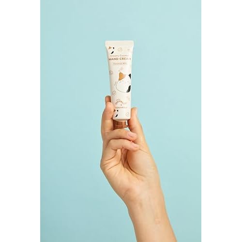 TONYMOLY x Squishmallows Cam the Cat 2-Piece Set ? Coconut Milk Hand Cream & Frosted Milk Lip Gloss ? Cute Korean Skincare & Beauty Gift for Women & Teens