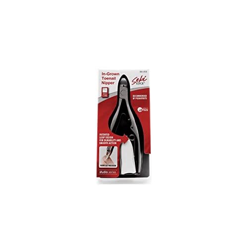 Seki Edge Ingrown Toenail Nipper (SS-203) - Stainless Steel Ingrown Toenail Tool Nail Cutter Nippers for Small Precise Cuts to Prevent in Grown Nails - Pedicure Tools for Men & Women - Made in Japan