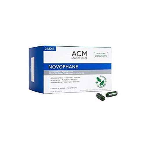 Novophane 180 Caps 3 Month Supply ACM Hair Loss Alopecia Hair and Nails Fragility Regrowth