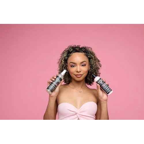 tgin Rose Water Curl Refresher and Rose Water Hydrating Styling Lotion Duo - Natural Hair - Braids - Loc Spray - Curly, Wavy, Kinky, Protective Styles - 8 Oz each