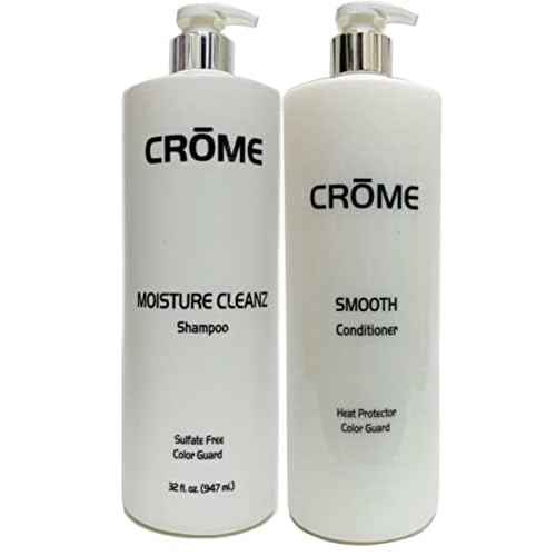 Crome Moisture Cleanz Shampoo & Smooth Conditioner 32oz Duo