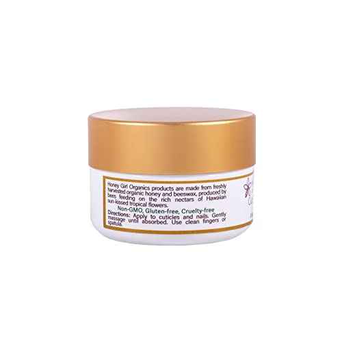 Honey Girl Organics Cuticle and Nail Creme, 0.5 Fluid Ounce