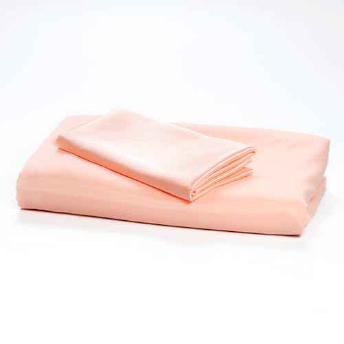 Dreamaway Self Tan Sleep Sack Silky Satin Travel Sheet with Sewn-in Pillow Holder, 2 Easy Access Zippers and Bonus Pillow Case Spray Tanning Lotion Stain Protection