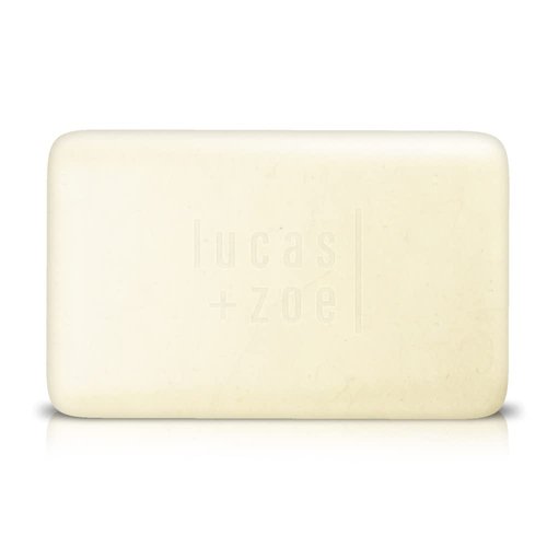 Lucas + Zoe Fresh Essence Antiseptic Bar Soap - 4 Ounce Moisturizing Body Soap Bar Made With Natural Ingredients Like Mediterranean Olive Oil, Coconut Oil, & Aegean Sea Salt - Made In Greece - 6 Pack