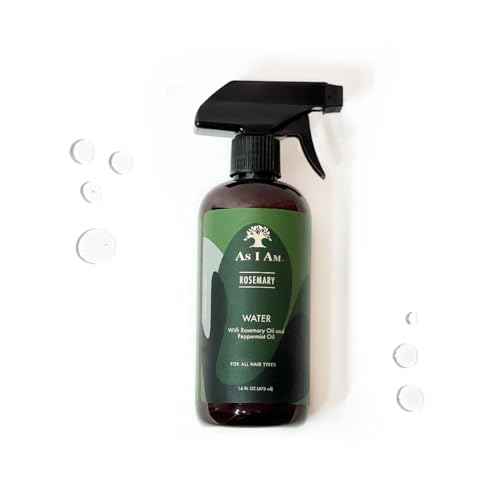 As I Am Rosemary Water 16 oz - Scalp Treatment for Hair Density - with Biotin & Saw Palmetto