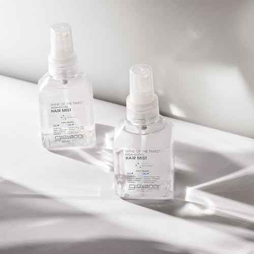 GIOVANNI Shine of the Times Finishing High-Gloss Hair Mist - Anti Frizz, Color Safe, Salon Quality, Cruelty-Free, No Parabens, Infused with Natural Botanical Ingredients - 4.3 oz (3 Pack)