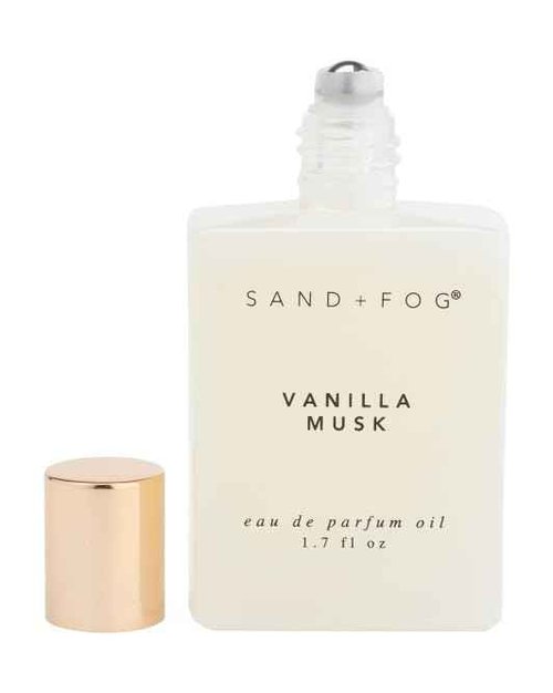 Sand + Fog Vanilla Musk Perfume Eau De Parfum Oil Rollerball 1.7oz 50ml Roll-On Applicator