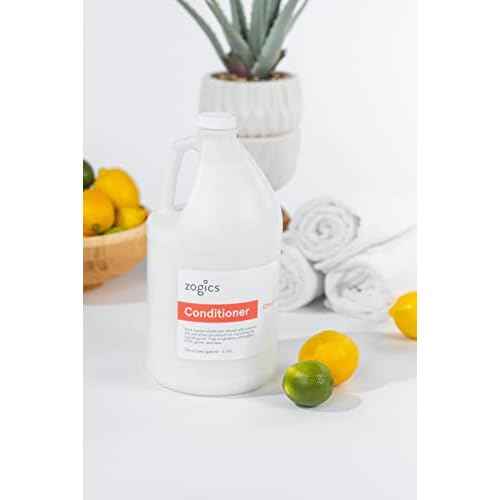 Zogics Conditioner, Citrus + Aloe Scented Conditioner (4 Gallons/Case)