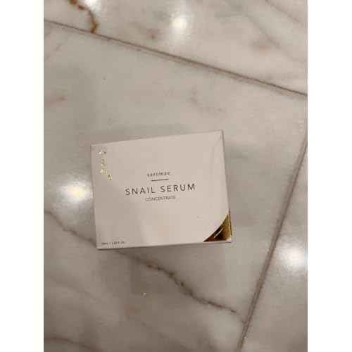 SMD Cosmetics Saromae Hydrating Snail Secretion Serum - Natural Formulation, Quick Absorbing Cream - 50ml K Beauty Korean Beauty