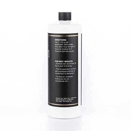 Naked Sun Honey Glow Violet Rapid Spray Tan Solution - 32 oz Airbrush Sunless Self Tan Spray