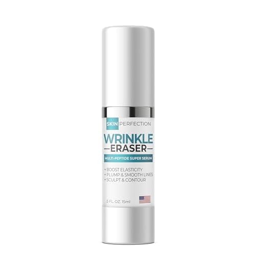 Wrinkle Eraser Supercharged Anti-Aging Peptide Serum Visibly Lifts Firms Hyaluronic Acid Argireline Snap 8 Matrixyl 3000 Edelweiss Inyline Pepha TIght Syn-Ake Juveleven Uplevity Skin Perfection