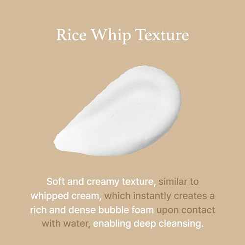 I'm From Rice Whip Facial Cleanser Set - Travel Kit With Face Wash 5.07 fl oz & Toner 1.01 fl oz, Low-pH Rice Water Cleanser for Sensitive, Dry Skin