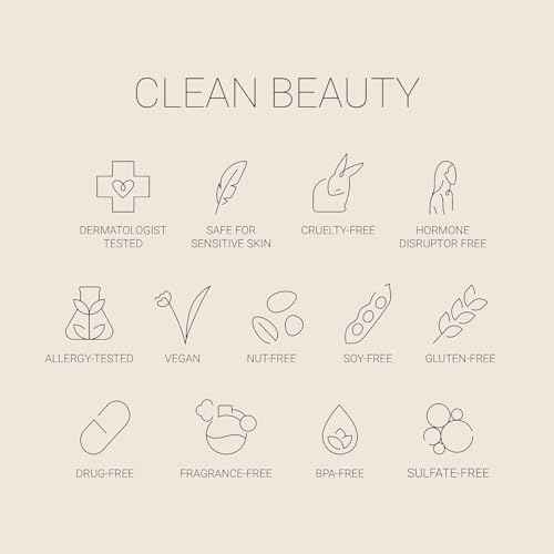 No Makeup Makeup Long-Lasting Lightweight Foundation & Brush Duo | Cruelty-Free, Fragrance-Free, Buildable, Transfer-Proof Makeup (Light Medium)