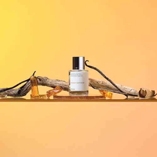 Dossier - Ambery Saffron - Eau de Parfum - Inspired by MFK's B.accarat R.ouge 5.40 - Vegan, Unisex Perfume Spray - 3.4 Fl Oz (100ml)