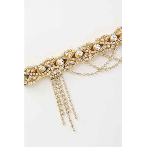 BABEYOND 1920s Flapper Headpiece Roaring 20s Headband Great Gatsby Headband Chain for Women Vintage Hair Accessory