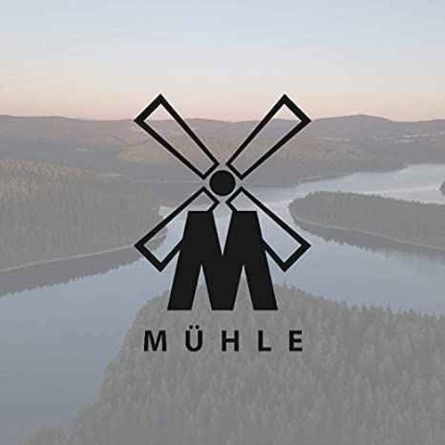 MÜHLE RYTMO Pure Badger Shaving Brush | High-Grade Steamed Resin Handle with Chrome Accents | Luxury Shave Accessory for Men