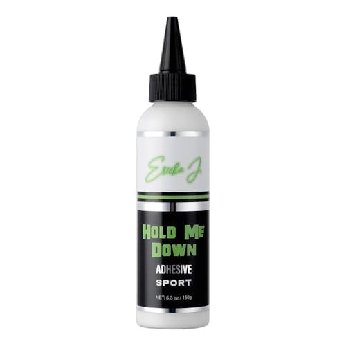 Ericka J. Hold Me Down Adhesive Sport - Waterproof Lace Wig Glue for Strong Hold, Quick Drying, Sweat & Water Resistant ? Sensitive Skin Friendly-150g / 5.3 Oz
