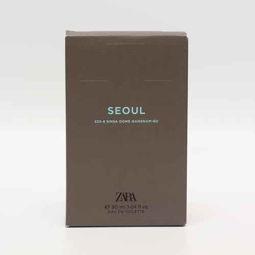 Zara Man Seoul 532-8 Sinsadong, Gangnam-Gu Cologne for Men Fragrance EDT Eau De Toilette 90 ML (3.04 FL OZ)