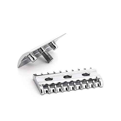 M?HLE TRADITIONAL R41 Double Edge Safety Razor (Open Comb) For Men - Perfect for Every Day Use, Barbershop Quality Close Smooth Shave