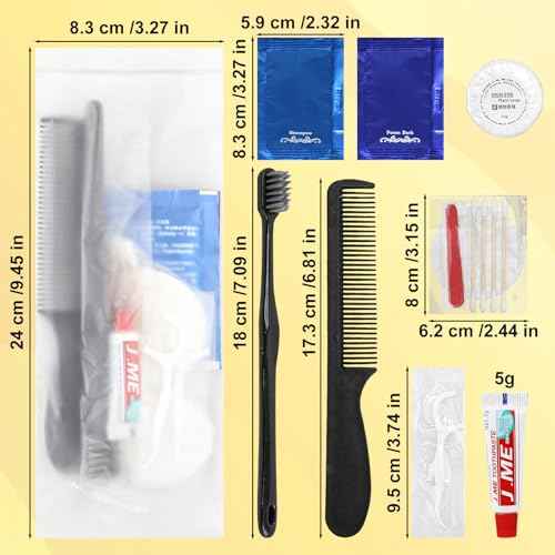Hygiene Kit, Hygiene Kit Bulk, Individually Packed, The Travel Hygiene Kit Is Fully Equipped And Clean And Hygienic, Convenience Kits Suitable For Hotel, Camping, Home, Travel (50-PACK)