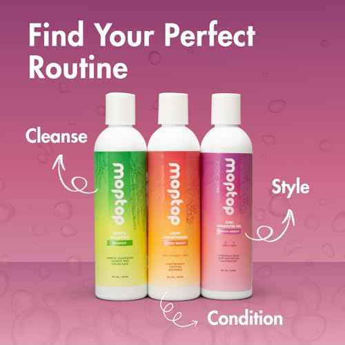 MopTop Curl Enhancer Gel ? Curl Defining Gel to Enhance Curly and Coily Hair, Lightweight and Anti Frizz Hair Care with Aloe, Sea Botanicals & Honey (Citrus Medley, 2pk)