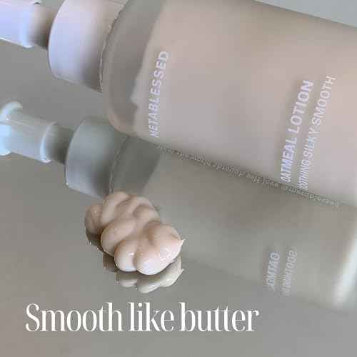 Organic Oatmeal Lotion - Nurtures Dry Itchy Skin Plant-Based Body Moisturizer with Aloe Vera + Shea Butter 3.38 fl. oz