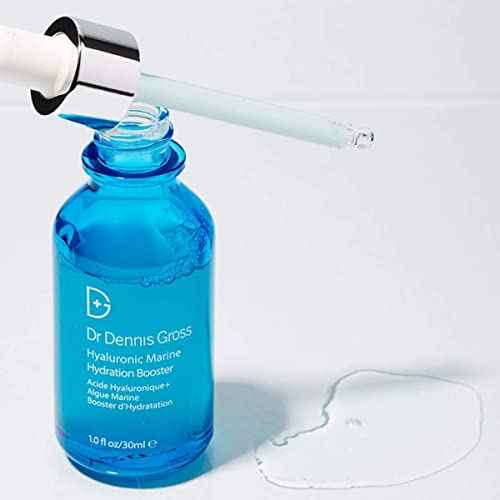Dr Dennis Gross Hyaluronic Marine¢â Hydration Booster: for Dehydrated, Rough Texture, Dry Fine Lines & Wrinkles, 1 fl oz