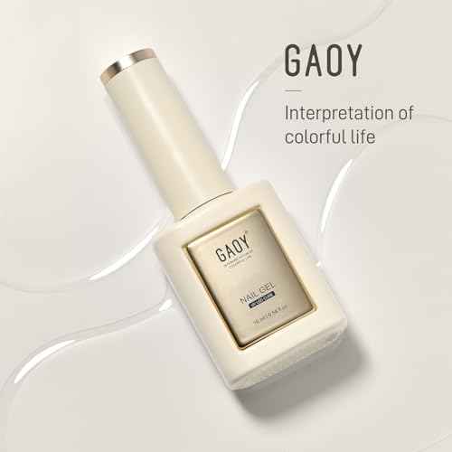 GAOY Gel Base Coat for Gel Nail Polish, 16ml Ultra Adhesive No Wipe Clear Foundation for Long Lasting UV Light Cure Nail Art DIY at Home