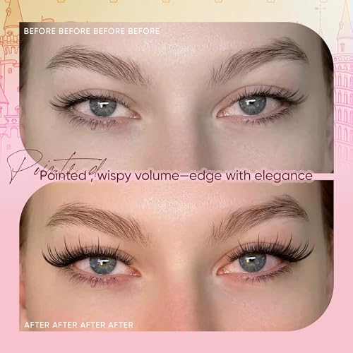 Lash Clusters Kit Cat Eye Cluster Eyelash Extensions Kit Wispy Fairy Lash Clusters Kit Natural Individual lashes Fox Eye DIY Lash Extensions with Lash Bond and Seal and Eyelash Tweezers by zenotti