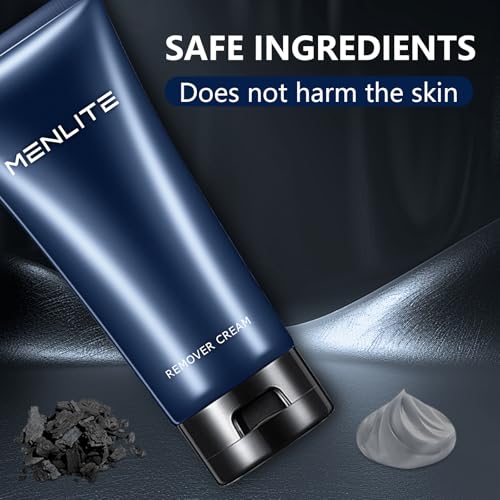 Hair Remover Body Cream, Quick and Easy Skin Friendly Hair Remover for Men & Women, Suitable for Arms Legs Chest and Public Area, Painless, Soothing(Grey, 3.38 Fl Oz (Pack of 1))