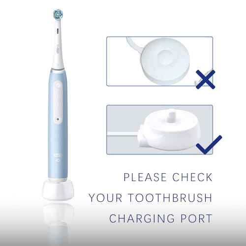 Charger Replacement Fit for Oral B Electric Toothbrush IO Series 3 4 5 6, 3757, Inductive Charging Base Portable Waterproof Power Cord