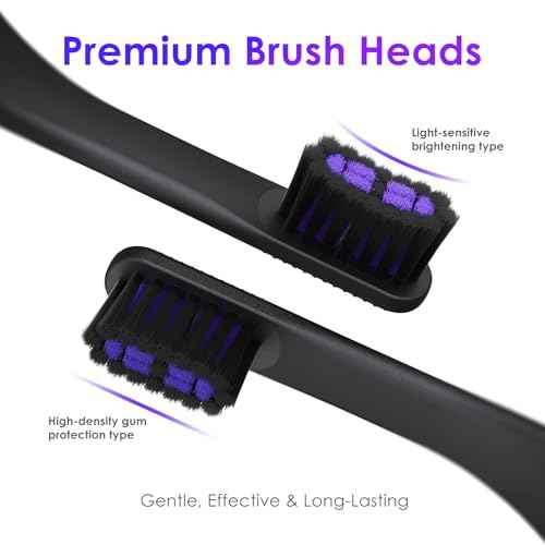 Electric Toothbrush, Portable Travel Sonic Toothbrush with Protective Case USB-C Rechargeable, Neutral Comfort Bristles, Waterproof, Smart Timer, Compact for Daily Use (Black)