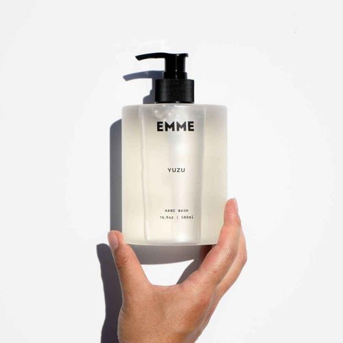 EMME nyc Hand Wash - Scented Liquid Hand Soap, Gentle Formula, Natural, Non-Toxic, Refillable Bottle 16.9 oz (Yuzu)