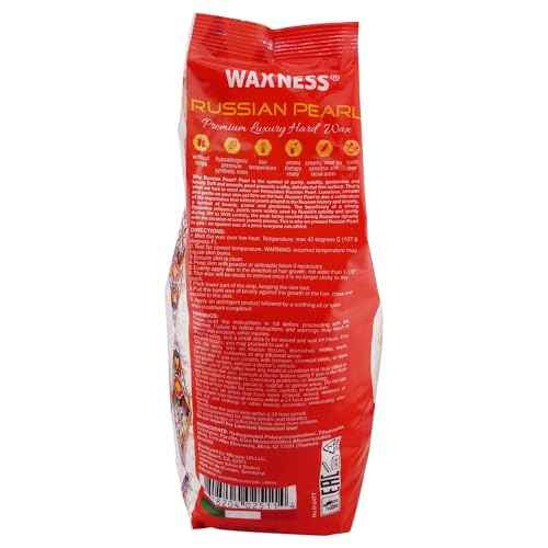 Waxness Polymer Blend Premium Luxury Hard Wax Russian Pearl 4.4 Lb / 2 Kg