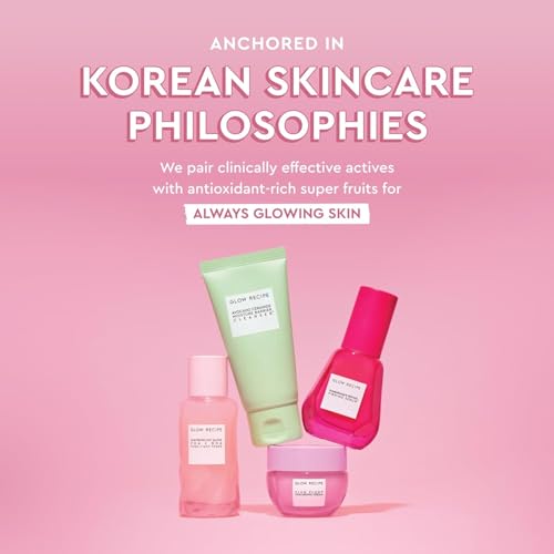 Glow Recipe Hue Drops - Mini Tinted Face Serum - Bronzing Drops to Brighten & Hydrate - Skincare Makeup Primer & Liquid Highlighter to Blur Pores for a Radiant, Even Skin Tone - Sun Glow (15ml)