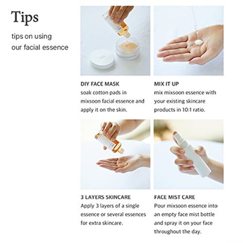 mixsoon Bifida Ferment Essence - Hydrating, Strengthening and Soothing for Face, Gentle Formula for Barrier Care 30ml / 1.01 fl.oz. Korean Glass Skin Care