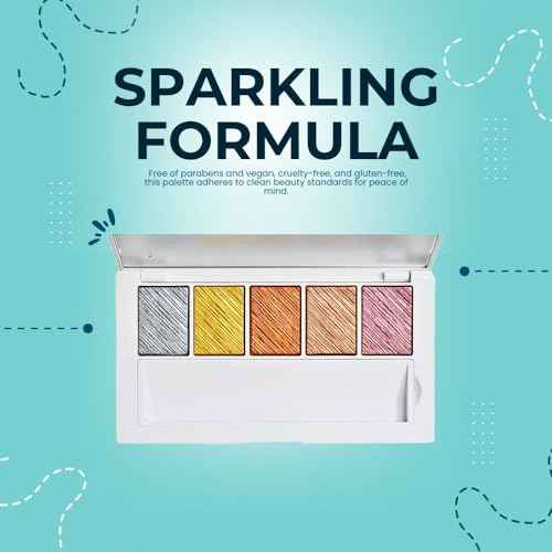 MAKEUP BY MARIO Master Metals¢ç Eyeshadow Palette 5 x 0.05 oz/ 1.5 g