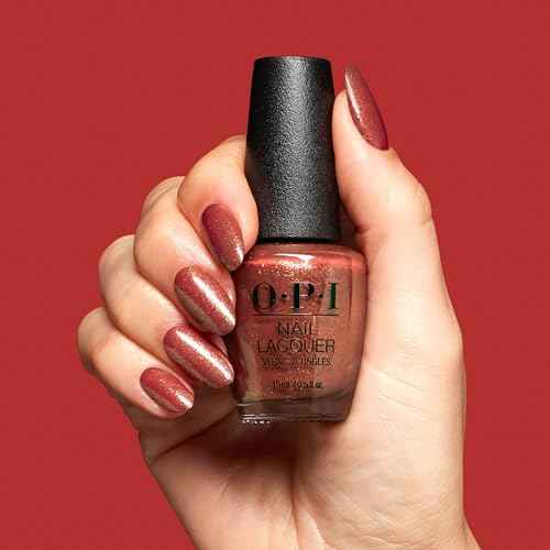 OPI Nail Lacquer Nail Polish Colors | Semi-Sheer, Opaque & Shimmer Winter Shades | Fast Drying, Streak Free & Chip Resistant Wear | Good Enough to Treat Collection | Holiday 2025
