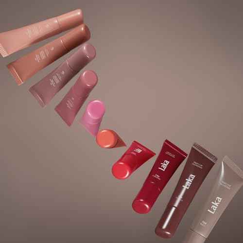 Laka Fruity Lip Glotioner, 10ml/0.33 fl.oz, Lip Gloss with High Shine Vivid Colors, Jelly tip for Hygienic & Easy Application, Plumping Conditioner, Vegan, K-Beauty? (#707 Tweed)