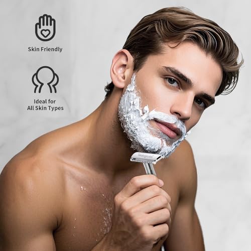 Double Edge Safety Razor Blades - 100 Count Premium Platinum Swedish Steel Blades for Men & Women¡¯s Razors with a Smooth Precise and Clean Shave