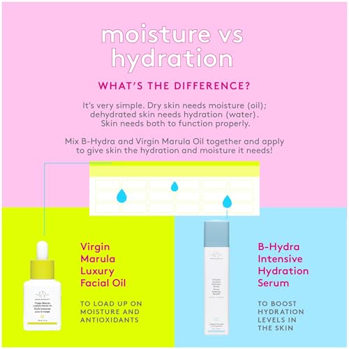 Drunk Elephant B-Hydra Hydration Serum - 50 ml/1.69 fl oz - Hydrating Vitamin B Serum - Clean Clinical Skincare - Cruelty-Free - Dermatologist-Tested - Free of Essential Oils, Silicones, and Fragrance