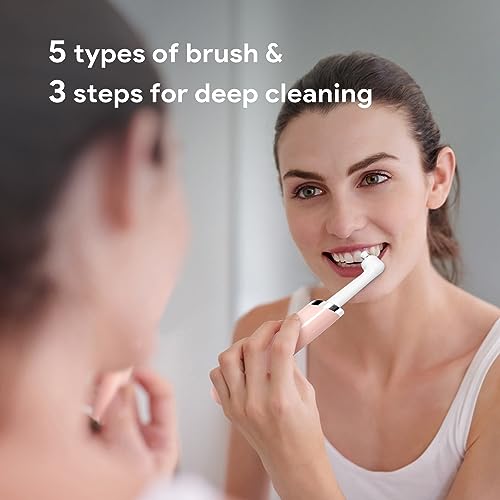 6 Tooth Polisher Replacement Brush Heads£¬Replacement Heads for Tooth Polisher,Teeth Tartar Remover Accessories,6 Varied Brush Heads Replacement Heads Kit
