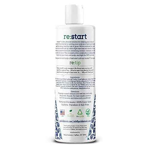 Anti Dandruff Shampoo for Men - Tea Tree Oil & Zinc Shampoo for Dandruff & Thinning Hair (8 OZ)