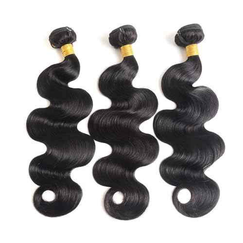 12A Human Hair Bundles 22 24 26 Inch Body Wave Bundles Human Hair 100% Unprocessed Brazilian Virgin Hair Body Wave 3 bundles Deals Human Hair Extensions Quick Weave for Women Natural Black
