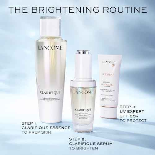 Lanc?me Clarifique Double Treatment Essence - Exfoliating, Brightening & Soothing Facial Essence - with Salycilic, Glycolic & Lactic Acids - Improves Skin Radiance, Skin Tone Evenness & Hydration