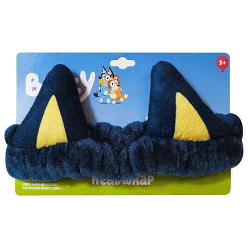 LUV HER Bluey Girls Cartoon Character Headbands - One Size Fits All, Soft Stretchy Fabric - Fun Fashion Accessory for Everyday or Special Occasions, Ages 3+