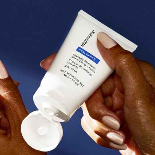 NEOSTRATA GLYCOLIC RENEWAL Smoothing Cream Texture-Refining Moisturizer with Glycolic & Citric Acid, Shea Butter Non-Comedogenic, 1.4 Ounce (Pack of 1)